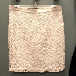 White Eyelet Skirt